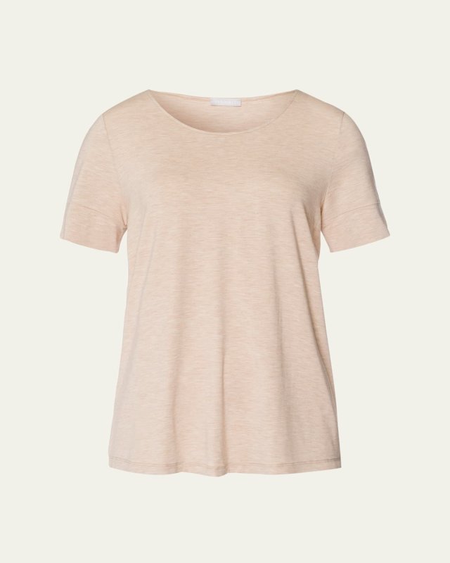 Natural Elegance Scoop-Neck Lounge Top